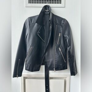 Topshop leather jacket